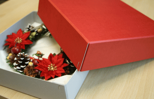 クリスマスプレゼント用の箱